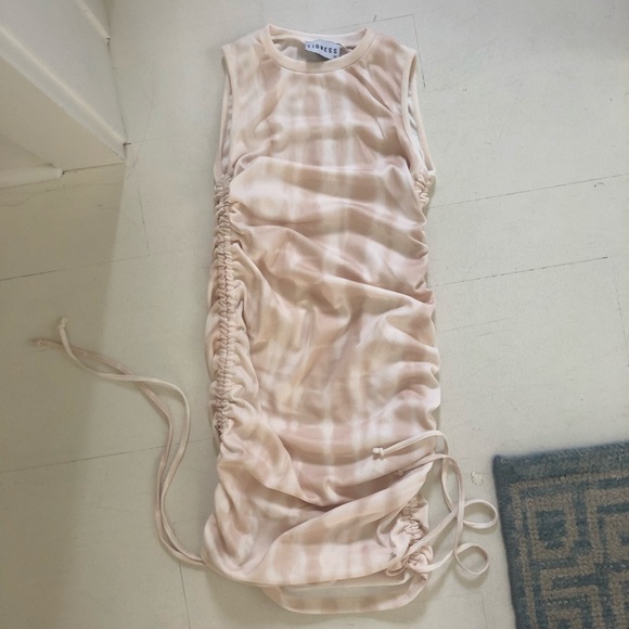 Lioness | Military Minds Mini Dress Ecru Tie Dye - Picture 2 of 4